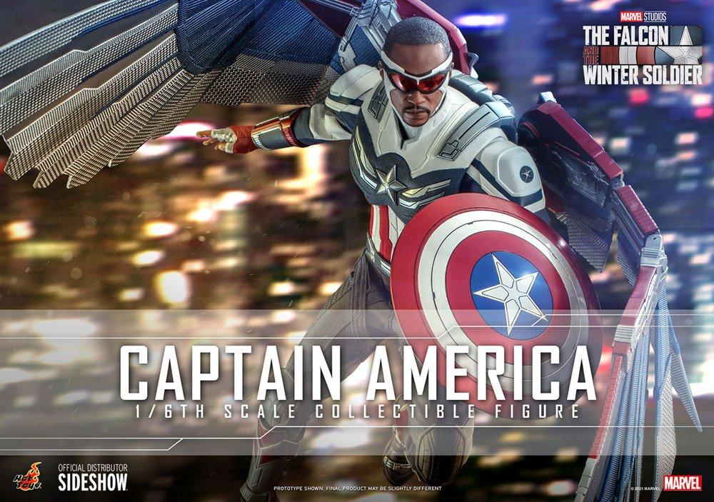 MARVEL - Captain America (Falcon & Winter S) - Figurine articulée 30cm
