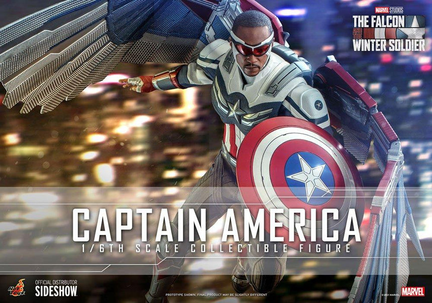 MARVEL - Captain America (Falcon & Winter S) - Figurine articulée 30cm