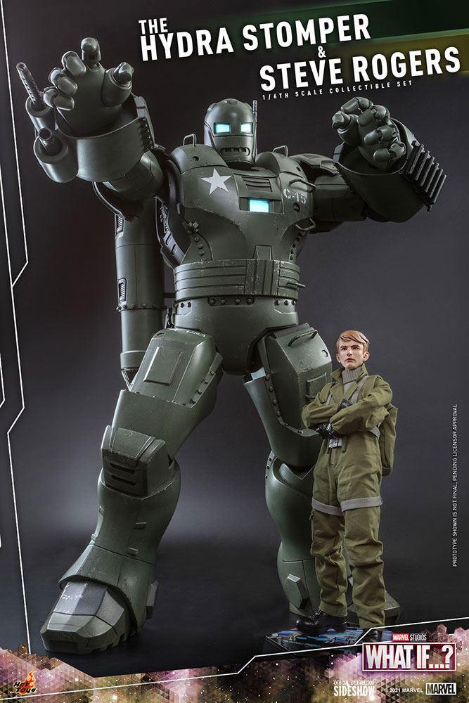 MARVEL - Hydra Stomper & Steve Rogers (What if...) - Statuettes 56cm