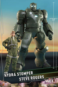 MARVEL - Hydra Stomper & Steve Rogers (What if...) - Statuettes 56cm