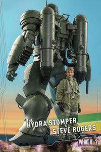 MARVEL - Hydra Stomper & Steve Rogers (What if...) - Statuettes 56cm