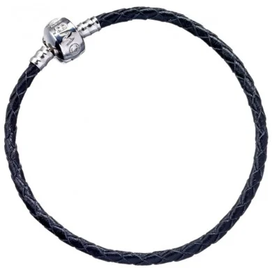 HARRY POTTER - Bracelet Fantaisie cuir noir - 21cm
