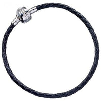 HARRY POTTER - Bracelet Fantaisie cuir noir - 21cm