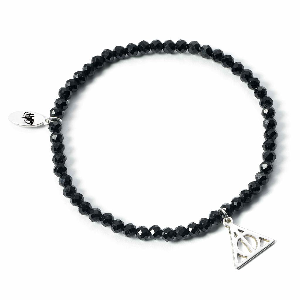 HARRY POTTER - Reliques de la Mort -Charme en Argent & Bracelet Perles