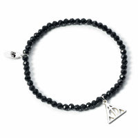 HARRY POTTER - Reliques de la Mort -Charme en Argent & Bracelet Perles