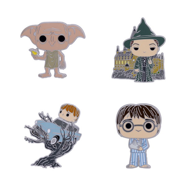HARRY POTTER - Funko 4pk Pin Set - Anniversary Chamber of Secrets