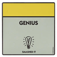 MONOPOLY - Genius - Sous Verre Carré en Céramique