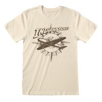 INDIANA JONES - Avion et Compas - T-Shirt Unisex (XL)