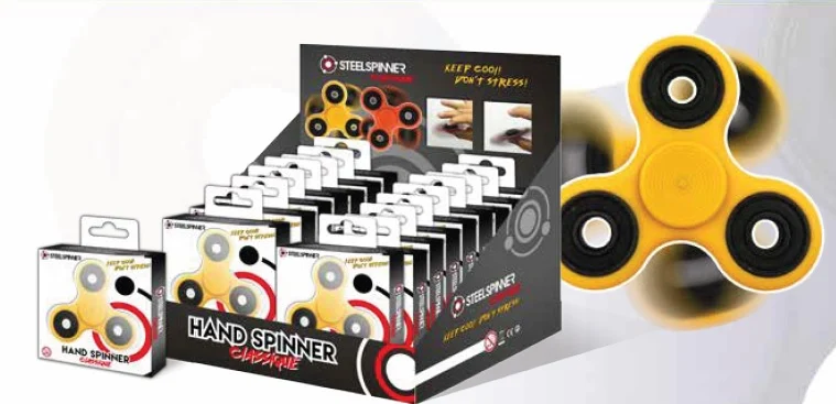 STEELSPINNER - HAND FINGER - Display Classic 16pces