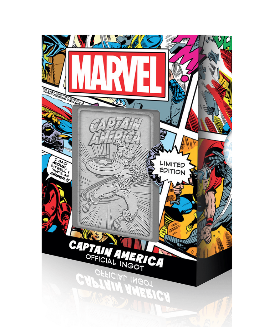 MARVEL - Captain America - Carte en métal collector
