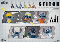 DISNEY - Stitch job experience camp series - Display 12 Porte-clés 4cm