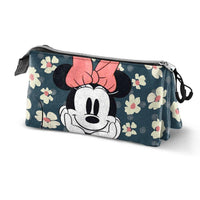 MINNIE - Happy Field - Trousse Triple Eco '23x11x7cm'