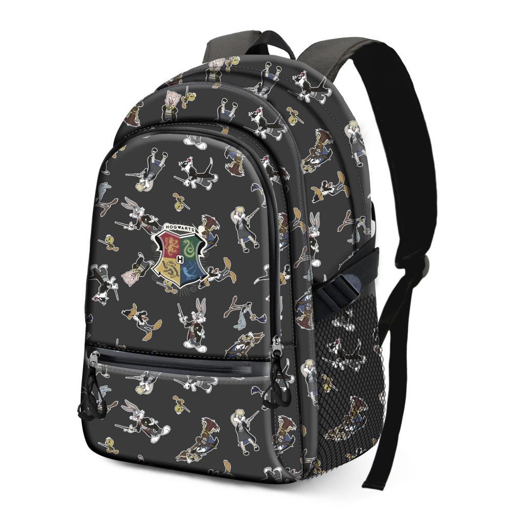 LOONEY TUNES à Poudlard - Sac à Dos Fight '31x18x44cm'