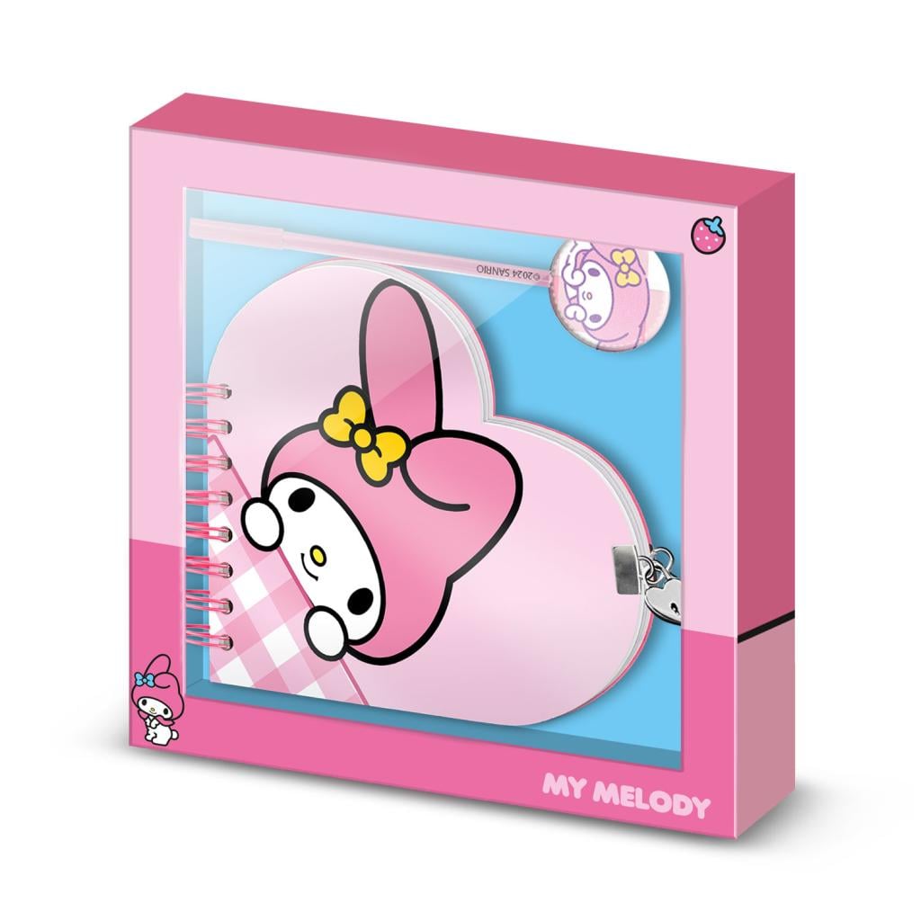 MY MELODY - Gift Box - Journal Secret + Stylo Bille