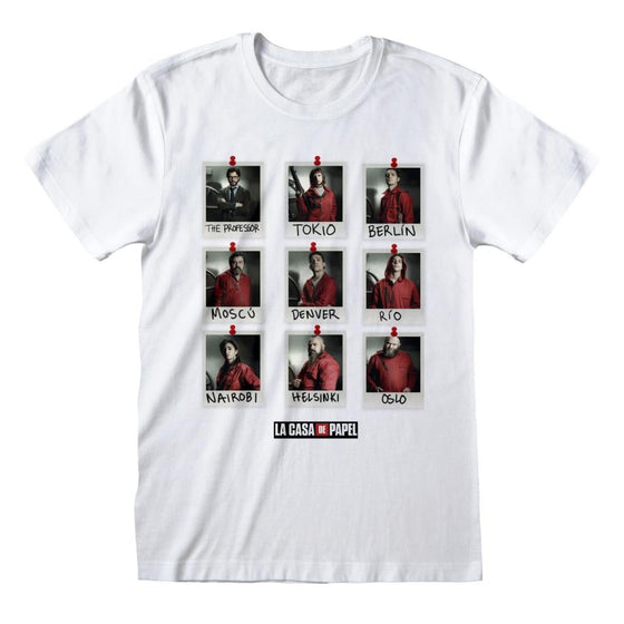 LA CASA DE PAPEL - T-Shirt - Polaroid - (XXL)
