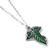 LE SEIGNEUR DES ANNEAUX - Feuille de Lorien - Collier