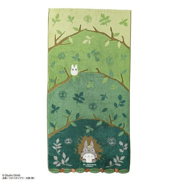 MON VOISIN TOTORO - Totoro tunnel de forêt - Serviette 60x120cm
