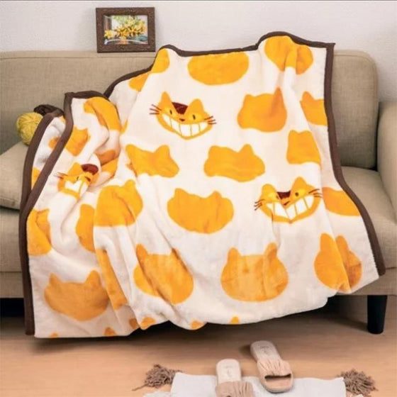 MON VOISIN TOTORO - Chatbus - Grande Couverture 200x140cm