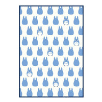 MON VOISIN TOTORO - Totoro Bleu - Grande Couverture 200x140cm