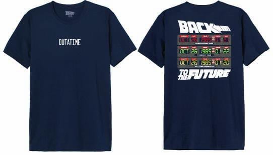 RETOUR VERS LE FUTUR - Outatime - T-Shirt Homme (L)