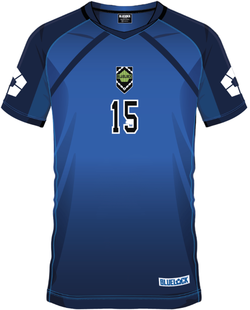 BLUE LOCK - Yoichi Isagi 15 - Maillot de Foot Homme (S)