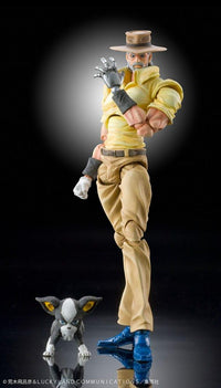 JOJO PART 3 - Joseph Joestar & Iggy - Fig. Super Action Chozokado 15cm
