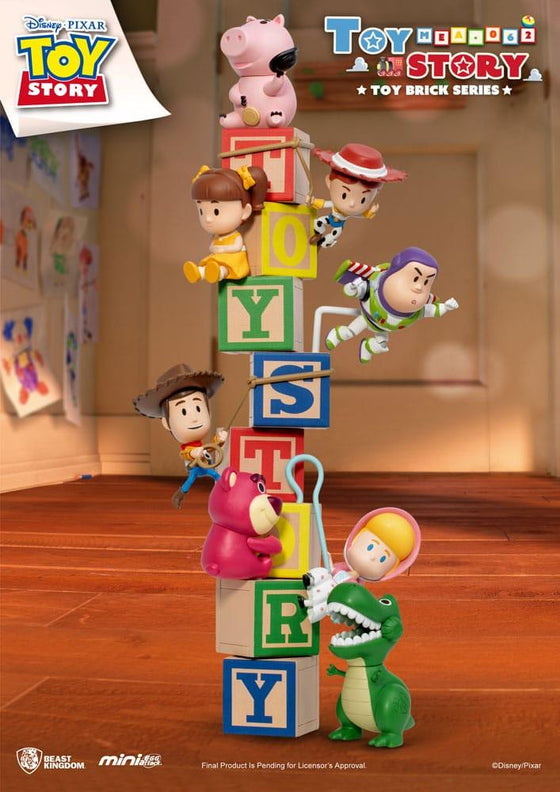 TOY STORY - Toy Brick Series - Set 8 Figurine Mini Egg Attack 7cm