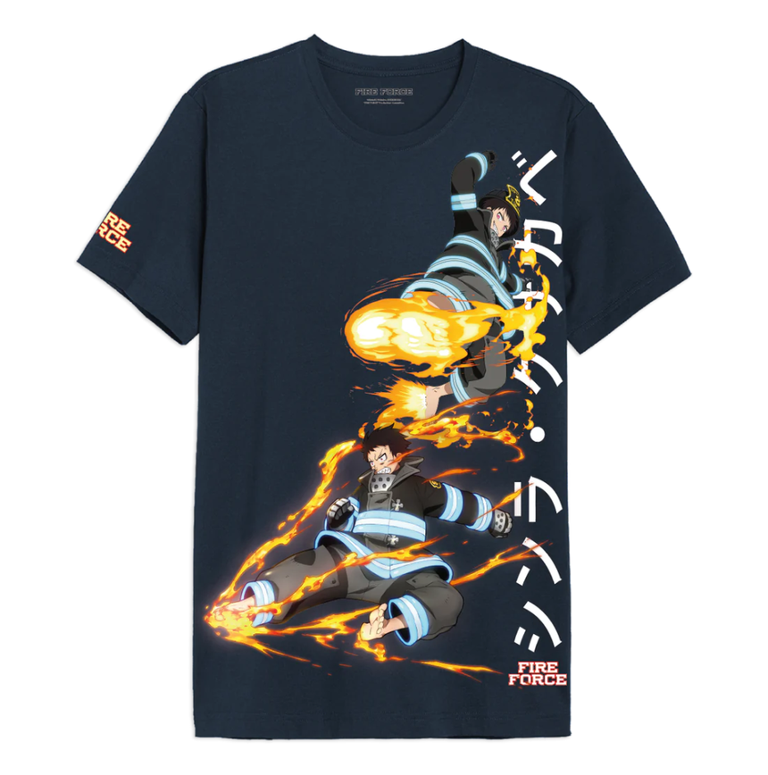 FIRE FORCE - Shinra - T-Shirt Oversize Homme (XXL)
