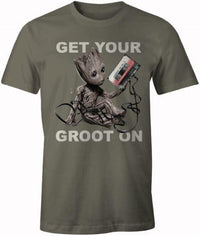 MARVEL - Get Your Groot On - T-Shirt Homme (S)