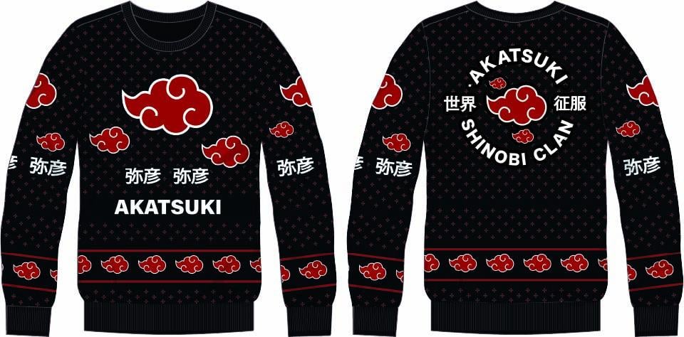 NARUTO - Akatsuki - Pull de Noël Homme (S)