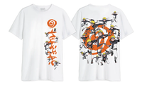NARUTO SHIPPUDEN - Multiclonage - T-Shirt Oversize Homme (XS)