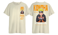 NARUTO SHIPPUDEN - Konoha Ramen - T-Shirt Oversize Homme (XS)