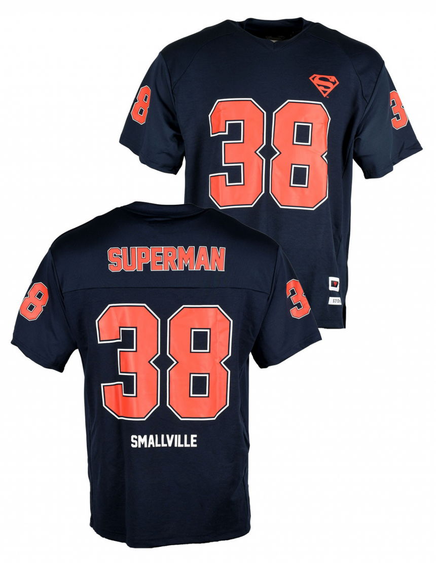 DC COMICS - Superman Smallville - T-Shirt Sports US Replica unisex (L)