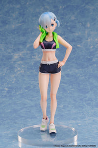 RE ZERO - Rem "Sport Wear" - Statuette 23cm