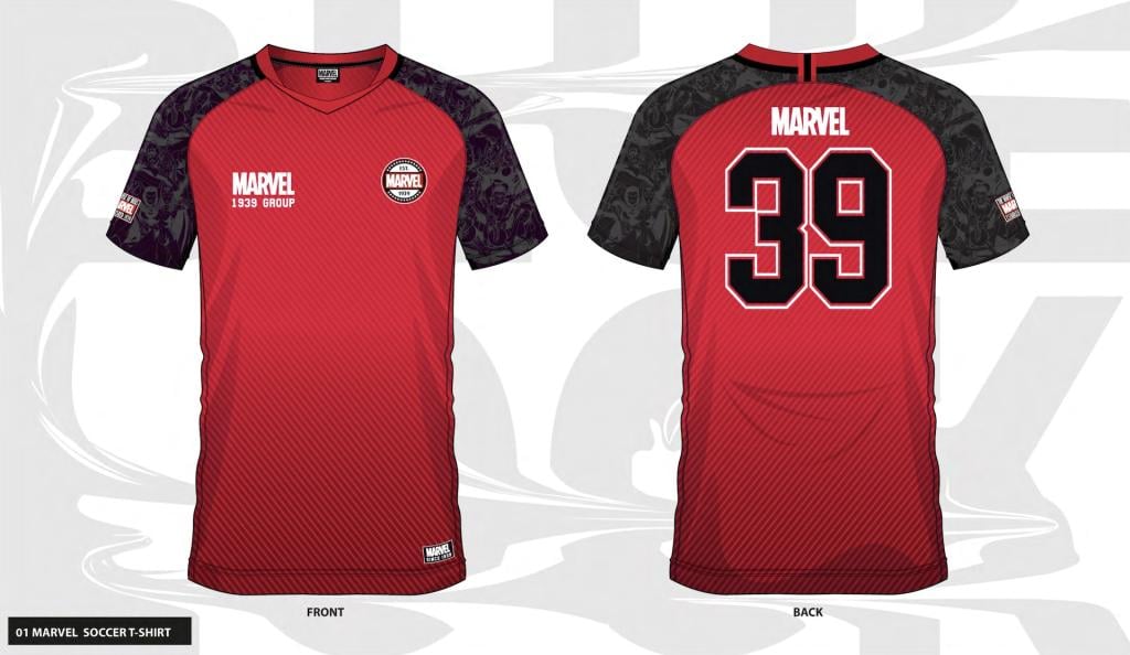 MARVEL - Marvel 1939 Group - Maillot de Foot Homme (L)