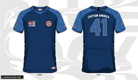 MARVEL - Captain America 41 - Maillot de Foot Homme (L)