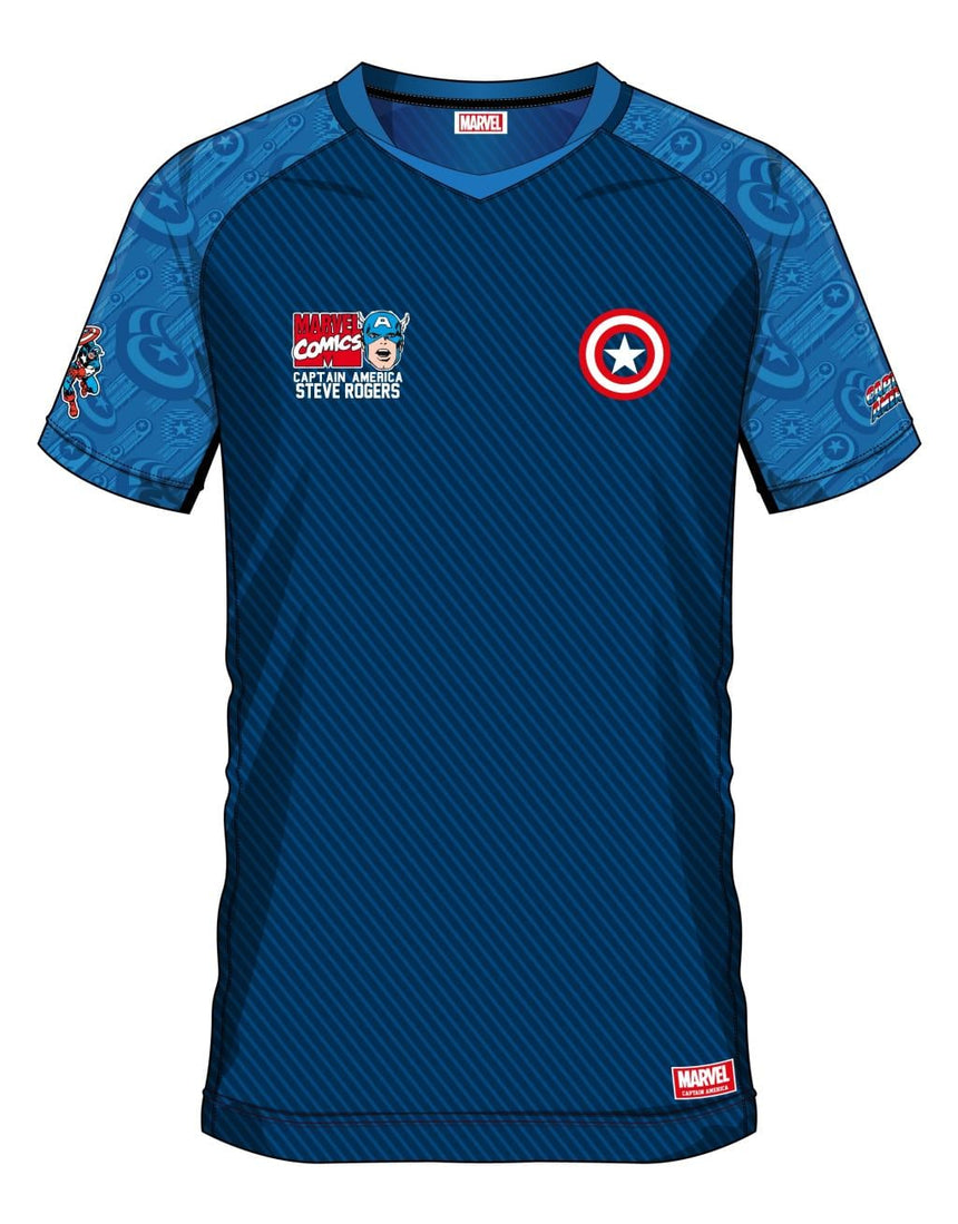 MARVEL - Captain America 41 - Maillot de Foot Homme (S)