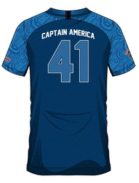 MARVEL - Captain America 41 - Maillot de Foot Homme (S)