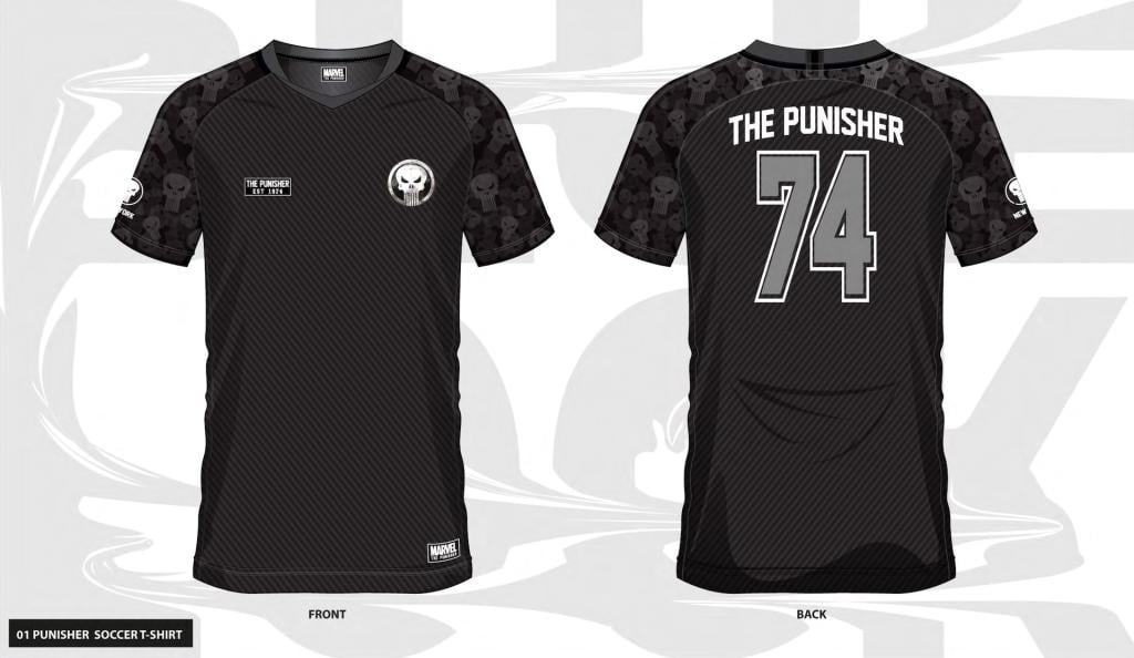 MARVEL - The Punisher 74 - Maillot de Foot Homme (S)