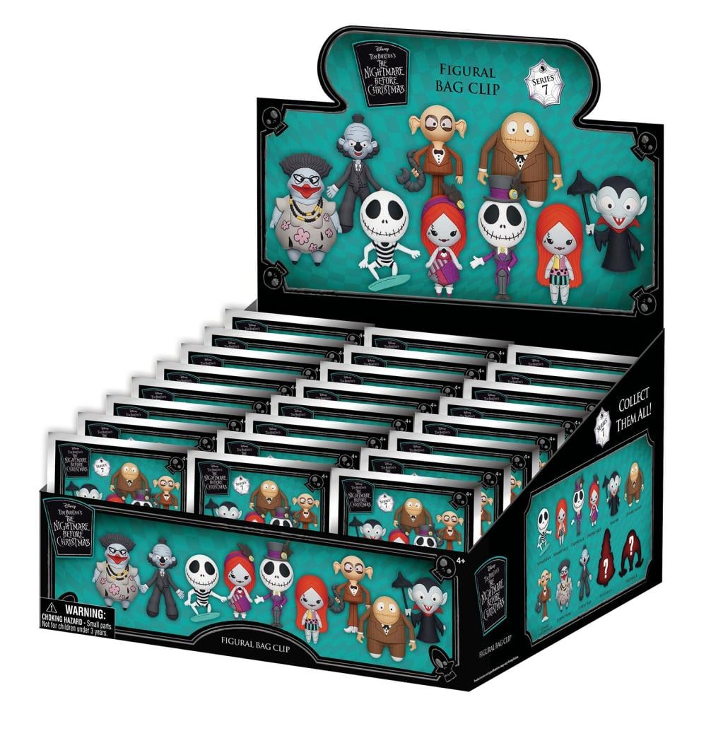 DISNEY - NBC Series 7 - 3D Foam Bag Clip (Display 24 Pcs)