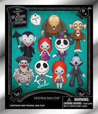 DISNEY - NBC Series 7 - 3D Foam Bag Clip (Display 24 Pcs)