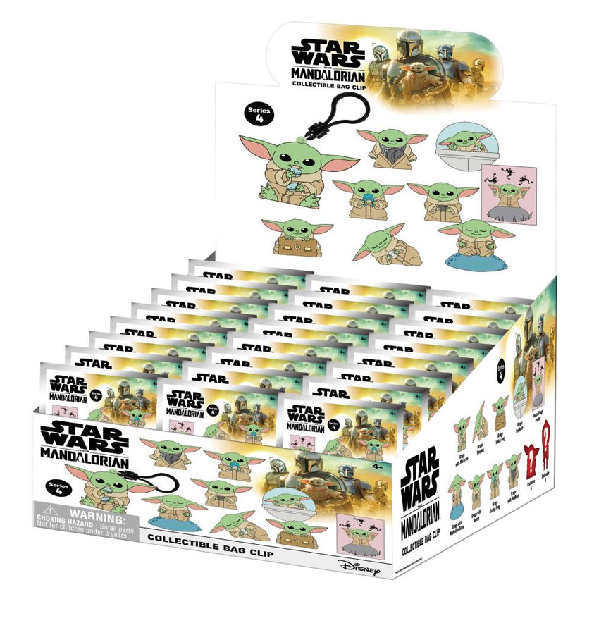 MANDALORIAN - Best of Grogu - 3D Foam Bag Clip (Display 24 Pcs)