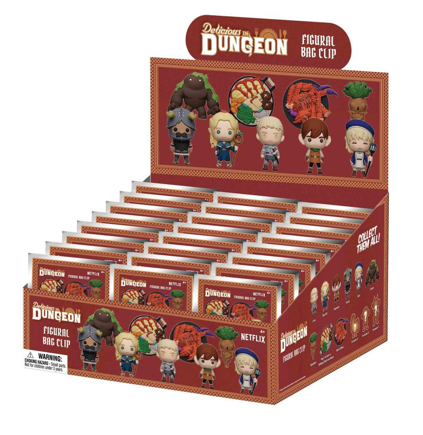 GLOUTON ET DRAGONS - Series 1 - 3D Foam Bag Clip (Display 24 Pcs)