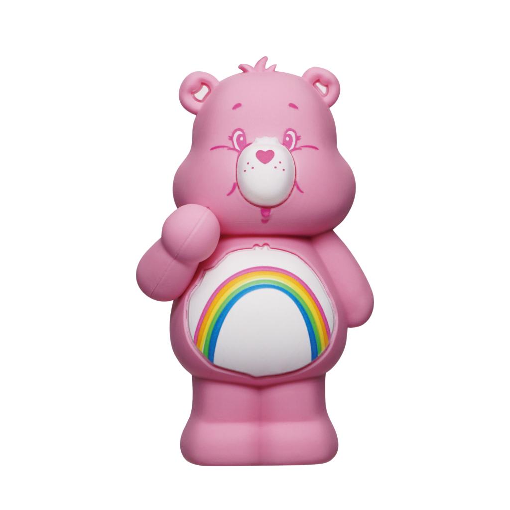 LES BISOUNOURS - Cheer Bear - Aimant à collectionner en mousse 3D