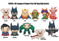 DC SUPER PETS - Series 1 - 3D Foam Bag Clip (Display 24 Pcs)