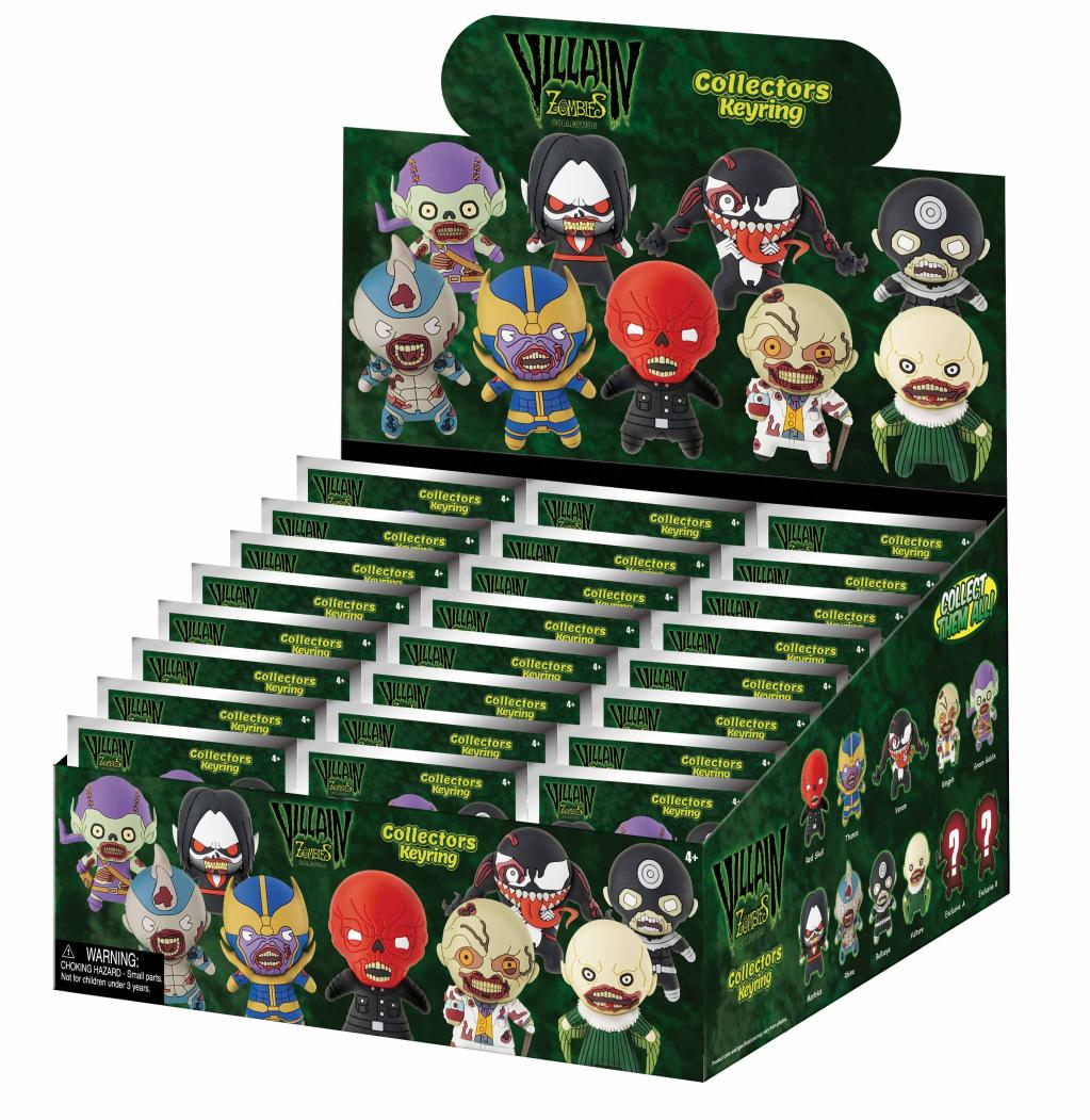 MARVEL ZOMBIES - Series 1 - 3D Foam Bag Clip (Display 24 Pcs)