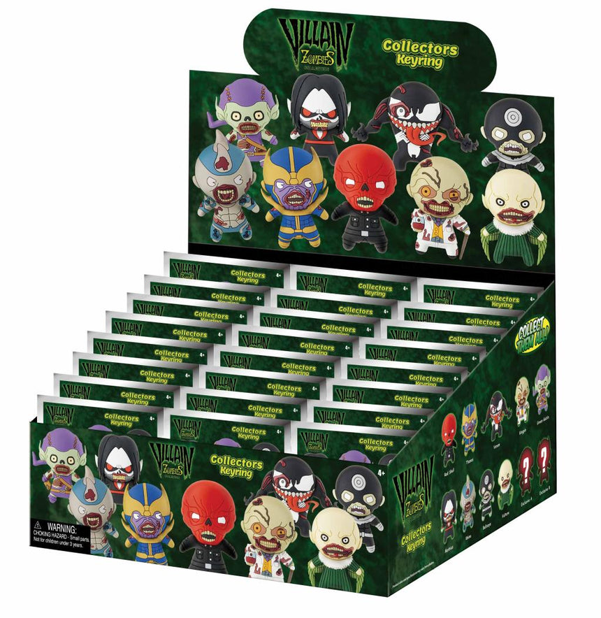 MARVEL ZOMBIES - Series 1 - 3D Foam Bag Clip (Display 24 Pcs)