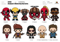 DEADPOOL - Series 1 - 3D Foam Bag Clip (Display 24 Pcs)