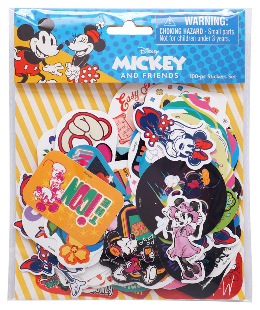 MICKEY & MINNIE - Set de 100 Stickers (Display de 20)