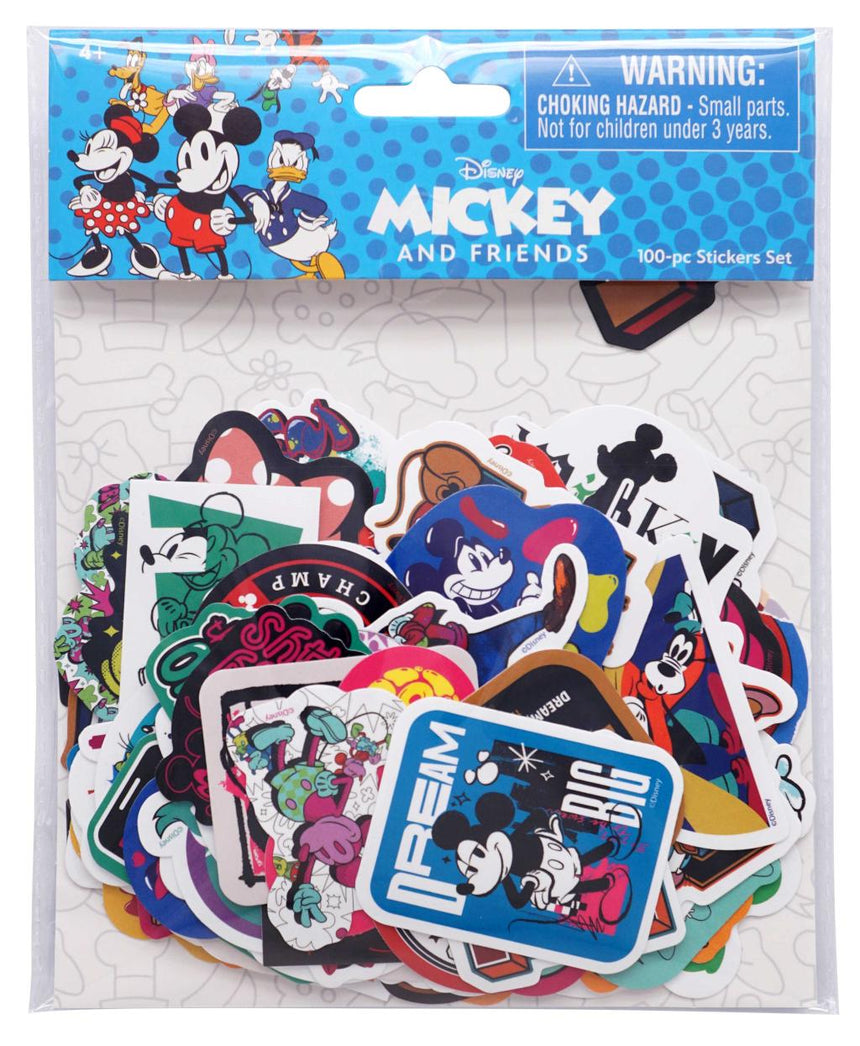 MICKEY & AMIS - Set de 100 Stickers (Display de 20)